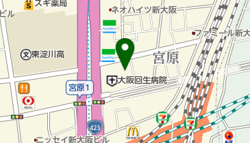 新大阪クリニックの地図画像