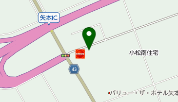 イオンタウン矢本内科の地図画像