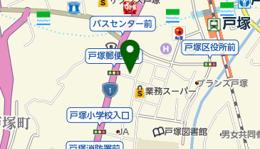 横浜戸塚駅前内科の地図画像