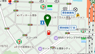 ギガクリニック福岡博多院(ユナイテッドクリニック)の地図画像