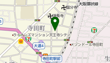 後藤耳鼻咽喉科寺田町院の地図画像