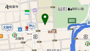 ラジオロジークリニック扇町の地図画像