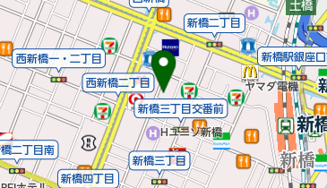 新橋アサイクリニックの地図画像