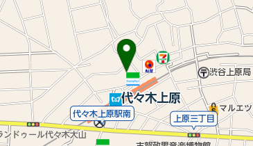 千絵レディースクリニック代々木上原の地図画像