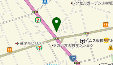 志村坂クリニックの地図画像