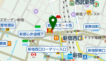 新宿桜十字クリニックの地図画像