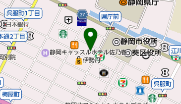 静岡ななつ星メンタルクリニックの地図画像