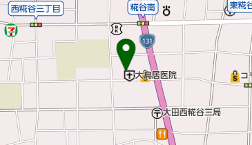 大鳥居医院の地図画像