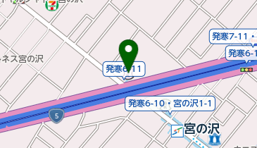みやのさわ心療内科の地図画像