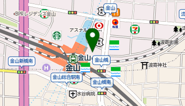 柊みみはなのどクリニック金山駅前の地図画像