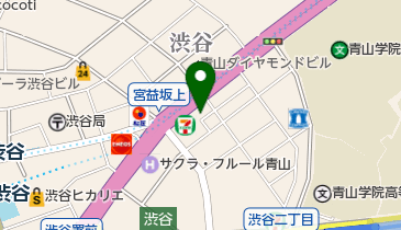 渋谷美容皮膚科クリニックの地図画像