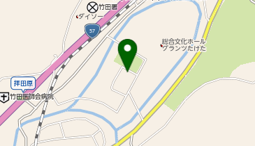 竹田市立こども診療所の地図画像