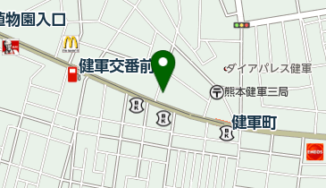 健軍熊本泌尿器科の地図画像