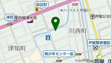 芦屋たいらクリニックの地図画像