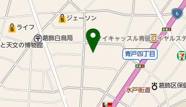 かつしかキュアクリニックの地図画像