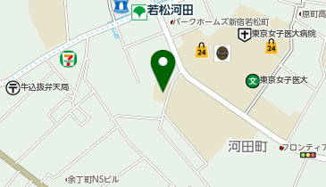 東京女子医科大学東洋医学研究所クリニックの地図画像