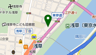 浅草ハートクリニックの地図画像