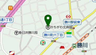 かちがわ北クリニックの地図画像