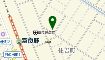 ふらの皮フ科の地図画像