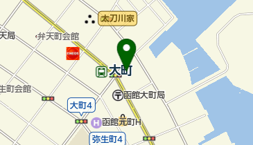 函館野畔の花クリニックの地図画像