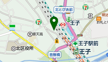 王子駅前メンタルクリニックの地図画像
