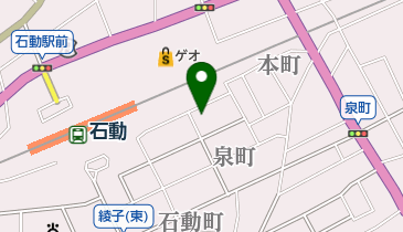 なかがわ医院の地図画像