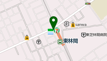 ひがしりんかんたけのこ耳鼻咽喉科の地図画像