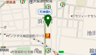 和皮ふ科クリニックの地図画像