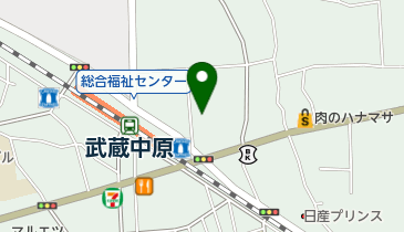 武蔵中原まちいクリニックの地図画像