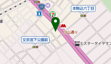 巣鴨山口内科・糖尿病内科クリニックの地図画像
