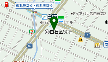 さっぽろ白石内科消化器クリニックの地図画像