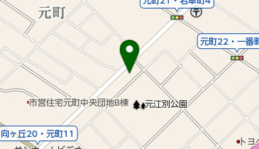 江別こばやし眼科の地図画像