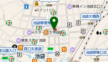 池袋西口ふくろう皮膚科クリニックの地図画像