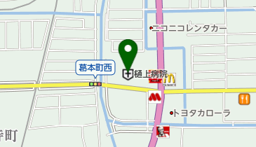 ひがみリウマチ・糖尿病内科クリニックの地図画像