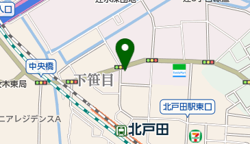 北戸田駅前まつもとクリニックの地図画像
