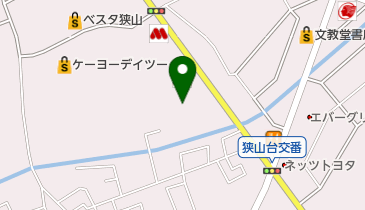 梶田医院狭山の地図画像