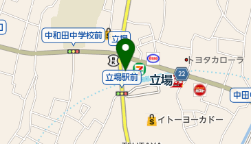 立場整形外科の地図画像