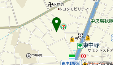 中野ひだまりクリニックの地図画像