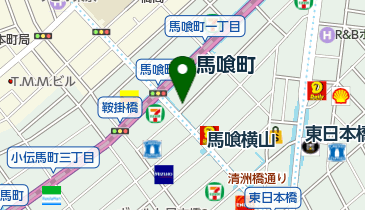 日本橋馬喰町皮膚科の地図画像