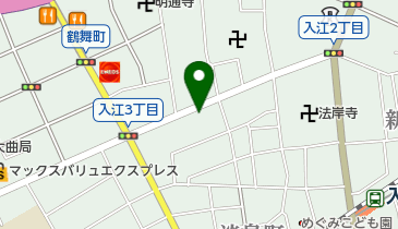 いりえ耳鼻咽喉科の地図画像