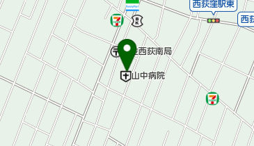 山中整形外科内科クリニックの地図画像
