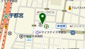 AGAスキンクリニック 宇都宮院の地図画像