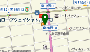 れいわ札幌クリニックの地図画像
