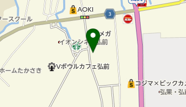 ひろさき糖尿病・内科クリニックの地図画像