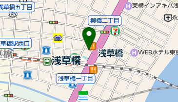 あさくさ橋心臓と血管のクリニックの地図画像