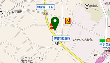 神宮外苑Woman Life Clinicの地図画像