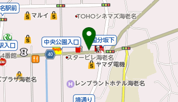 海老名ファミリー皮膚科クリニックの地図画像