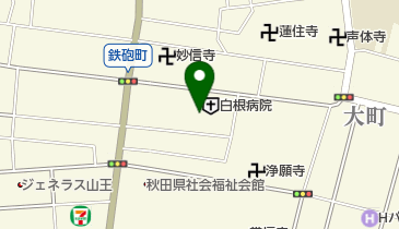 白根医院の地図画像