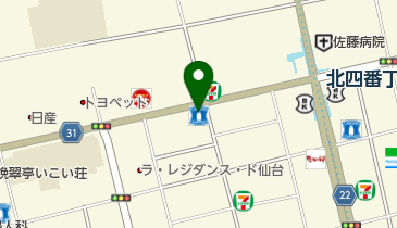 こころのクリニックOASISの地図画像