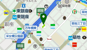 東銀座診療所の地図画像